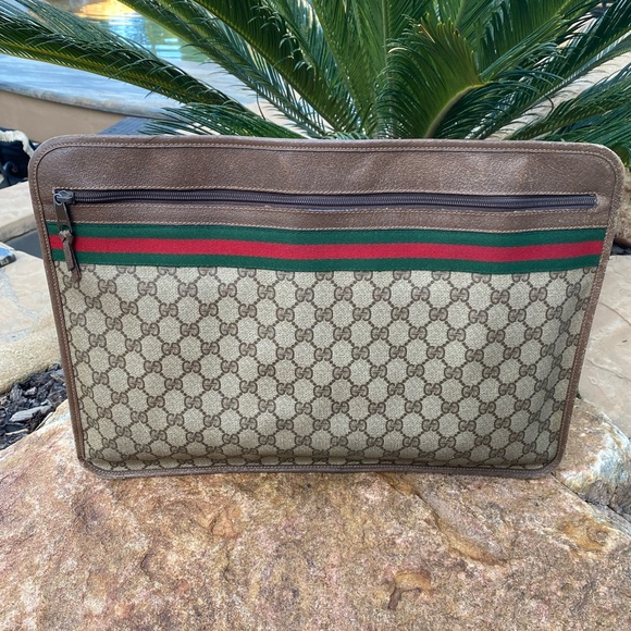 Get to work ! Rare GUCCI document/laptop  bag large envelope  clutch - Picture 14 of 14